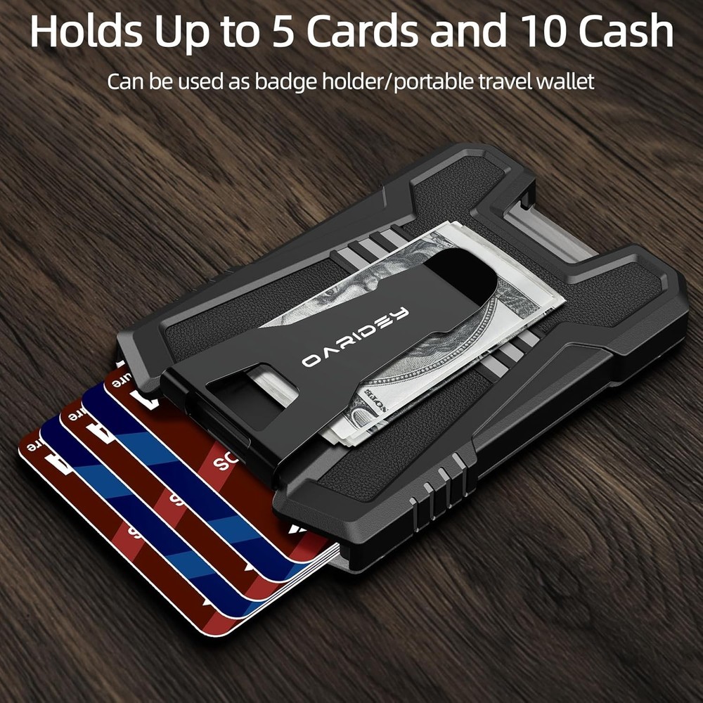 Leather ID Badge Holder Wallet