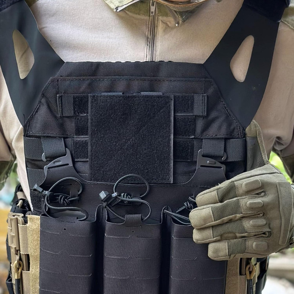 Molle Patch Panel,Hook&Loop Adapter Panel for Patch Badges,Tactical Molle Hook a