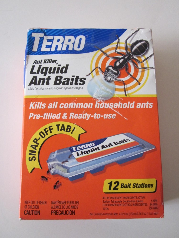 Terro Ant Killer Liquid Ant Bait - 12 Bait Stations