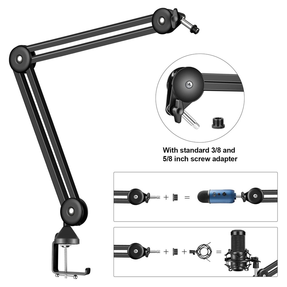 Aokeo desk mount microphone stand