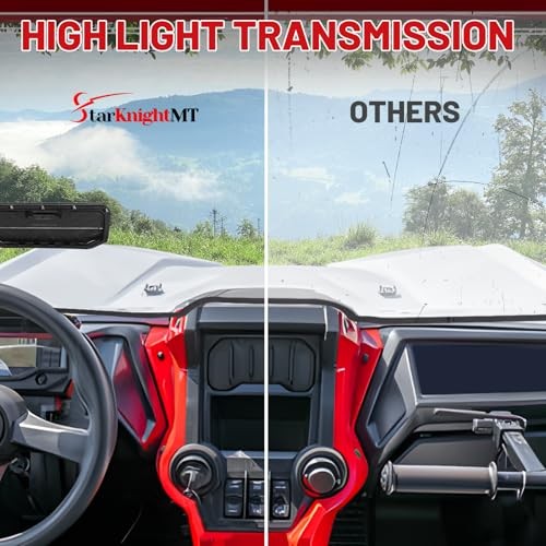 Front Talon 1000 Windshield with Vent, Compatible with Talon