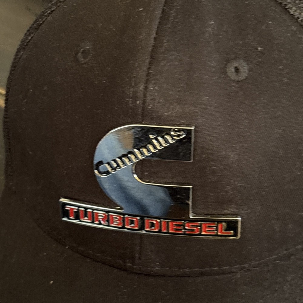Cummins Men's TURBO DIESEL BLack Adjustable