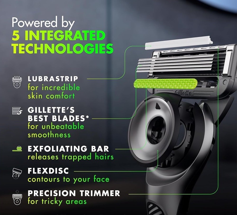 Gillette Labs Razor Blade Refills - 4 Cartridges