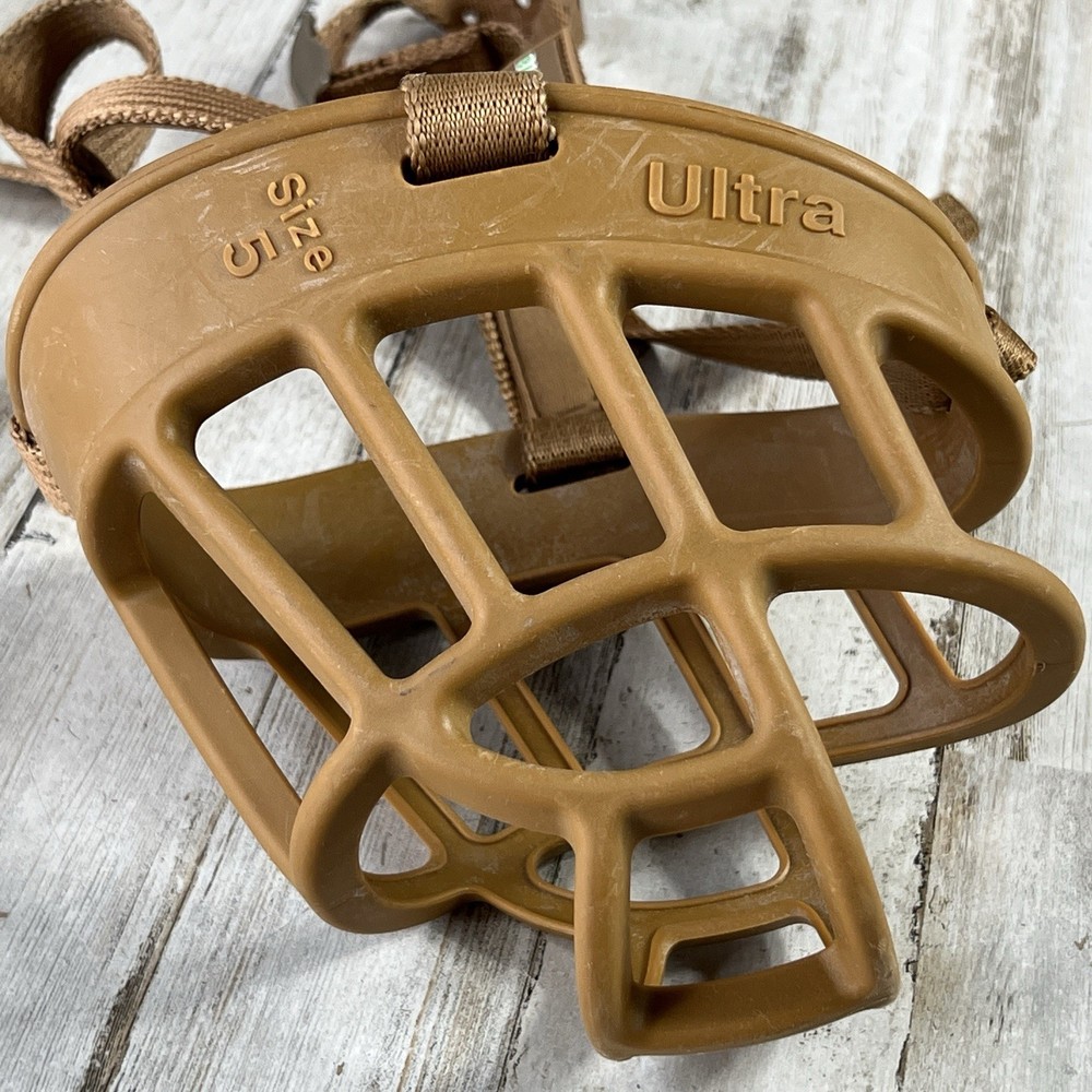 Baskerville Ultra Muzzle for Dogs, Size 5 - Brown