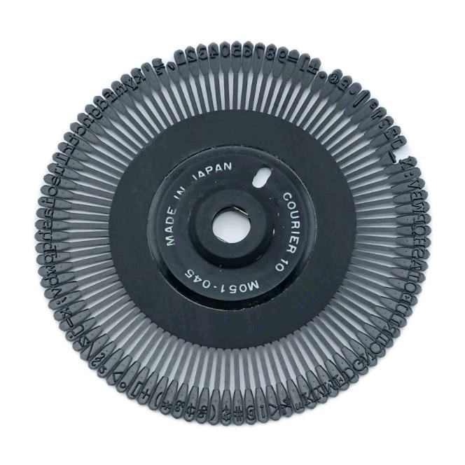 Royal Alpha Printwheel Daisy Wheel Courier 10 MO51-045