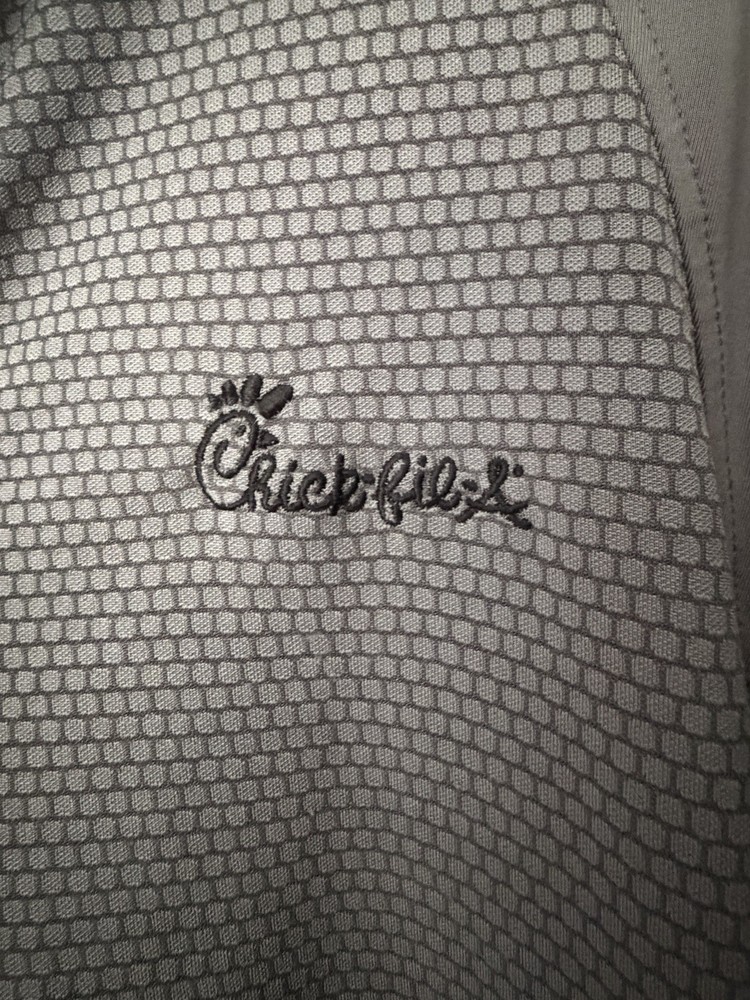 Chickfila Sweater Large Male Grey Pullover