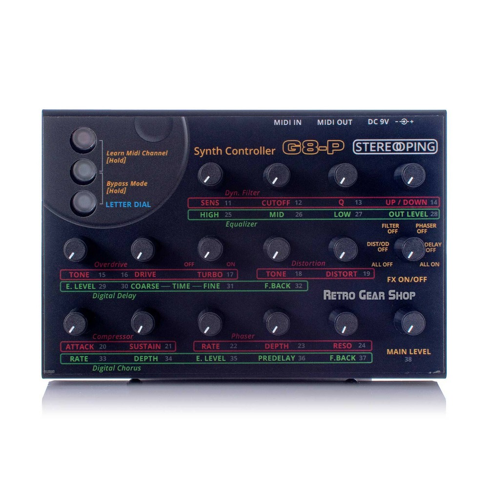 Stereoping CE-1 Midi Controller for Roland GP-8 Guitar processor effects G8-P