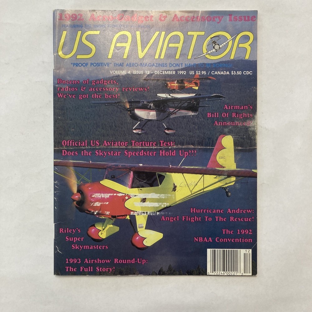 US Aviator - December 1992 Issue
