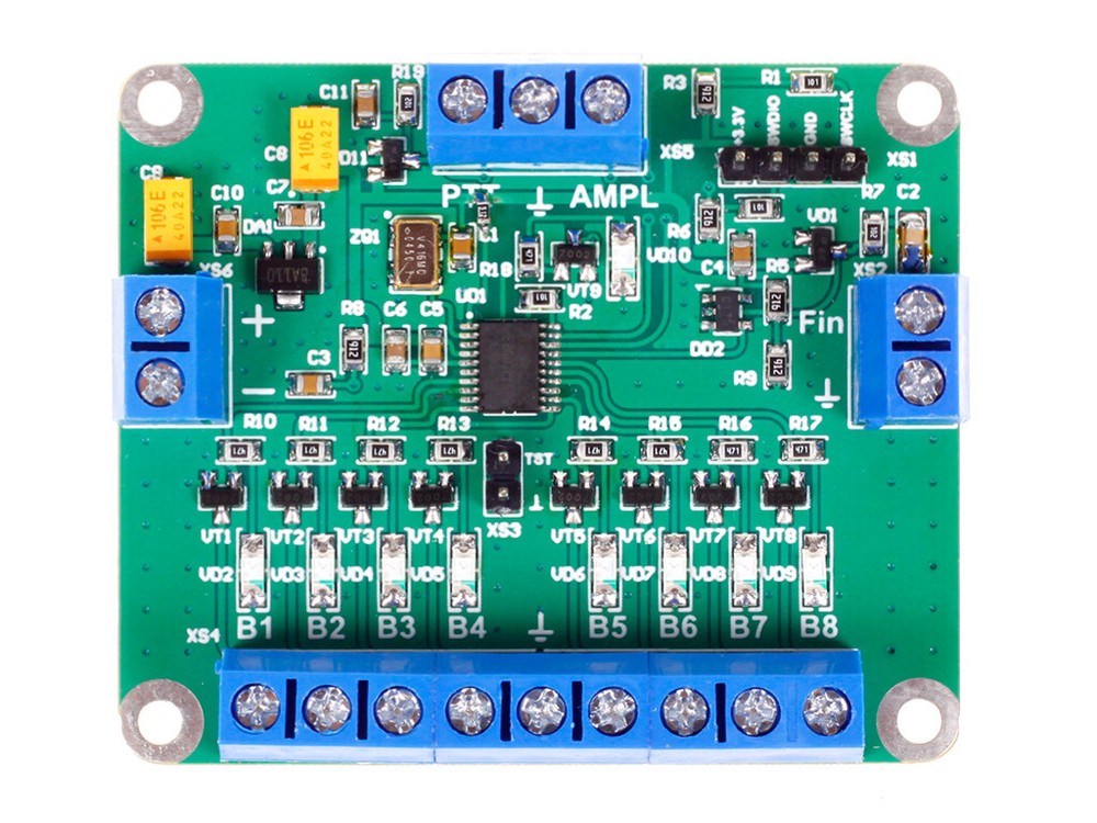 Automatic Band Decoder 1-100 MHz, RF sampling, STM32G CPU based