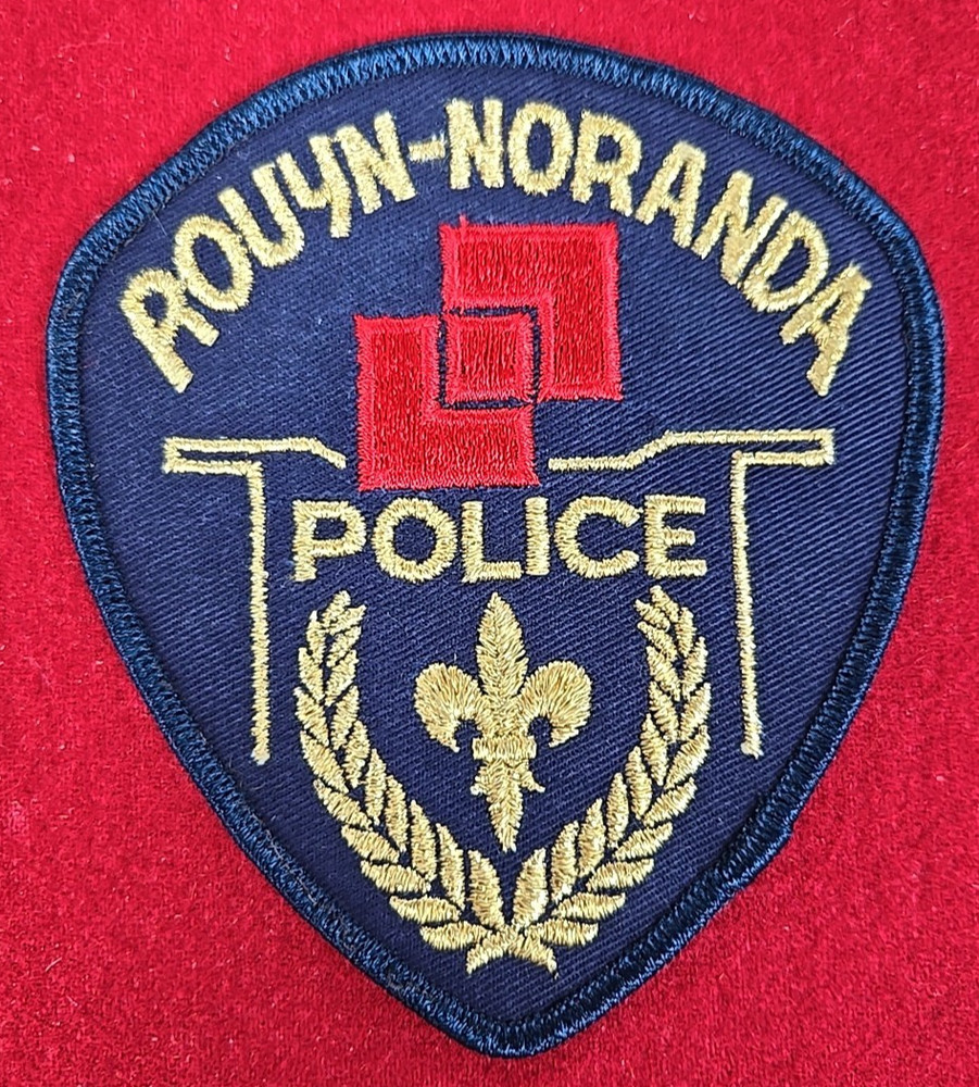 old vintage defunct ROUYN NORANDA CANADA POLICE PATCH
