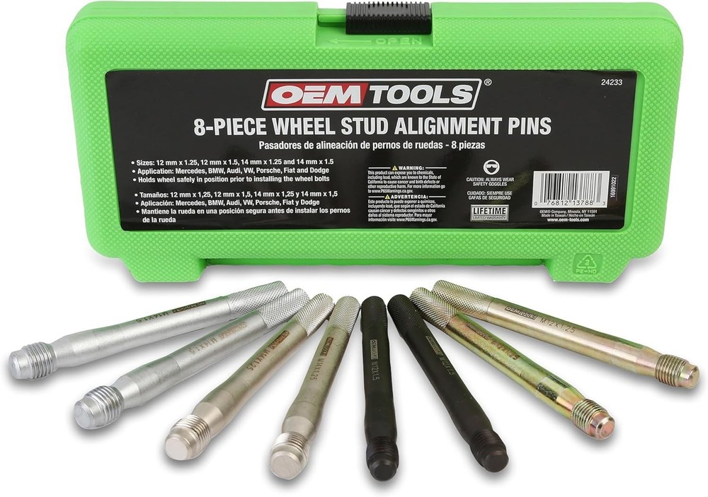 Versatile Wheel Alignment Tool Set - Color-Coded Safety for Quick Installations