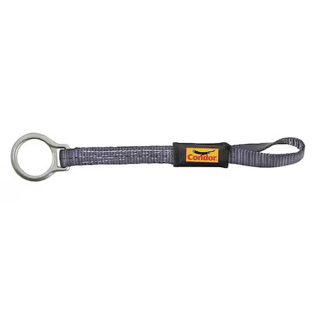Condor 30Hg84 D-Ring Extender, Polyester, 18 In, General Purpose Harnesses, 425