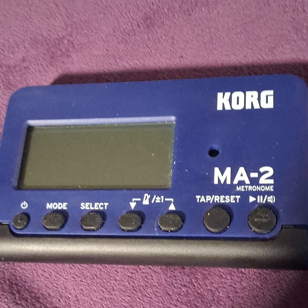 Korg MA-2 Digital Compact Metronome Blue Black Plastic