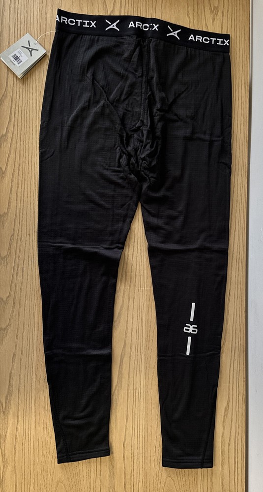 Arctix Power Base Layer Pants for Women, Black, New
