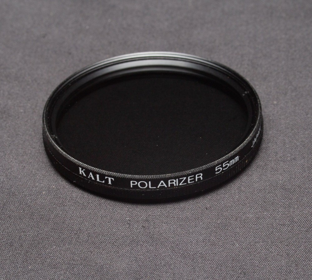 Kalt 55mm Linear Polarizing Filter Polarizer made in Japan PL EX!