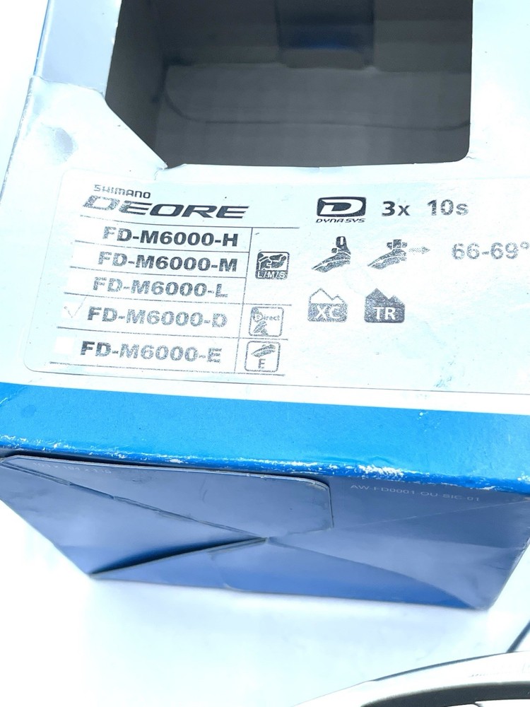 Shimano Deore FD-M6000-D 10-Speed Triple Side-Swing Front-Pull Direct Mount