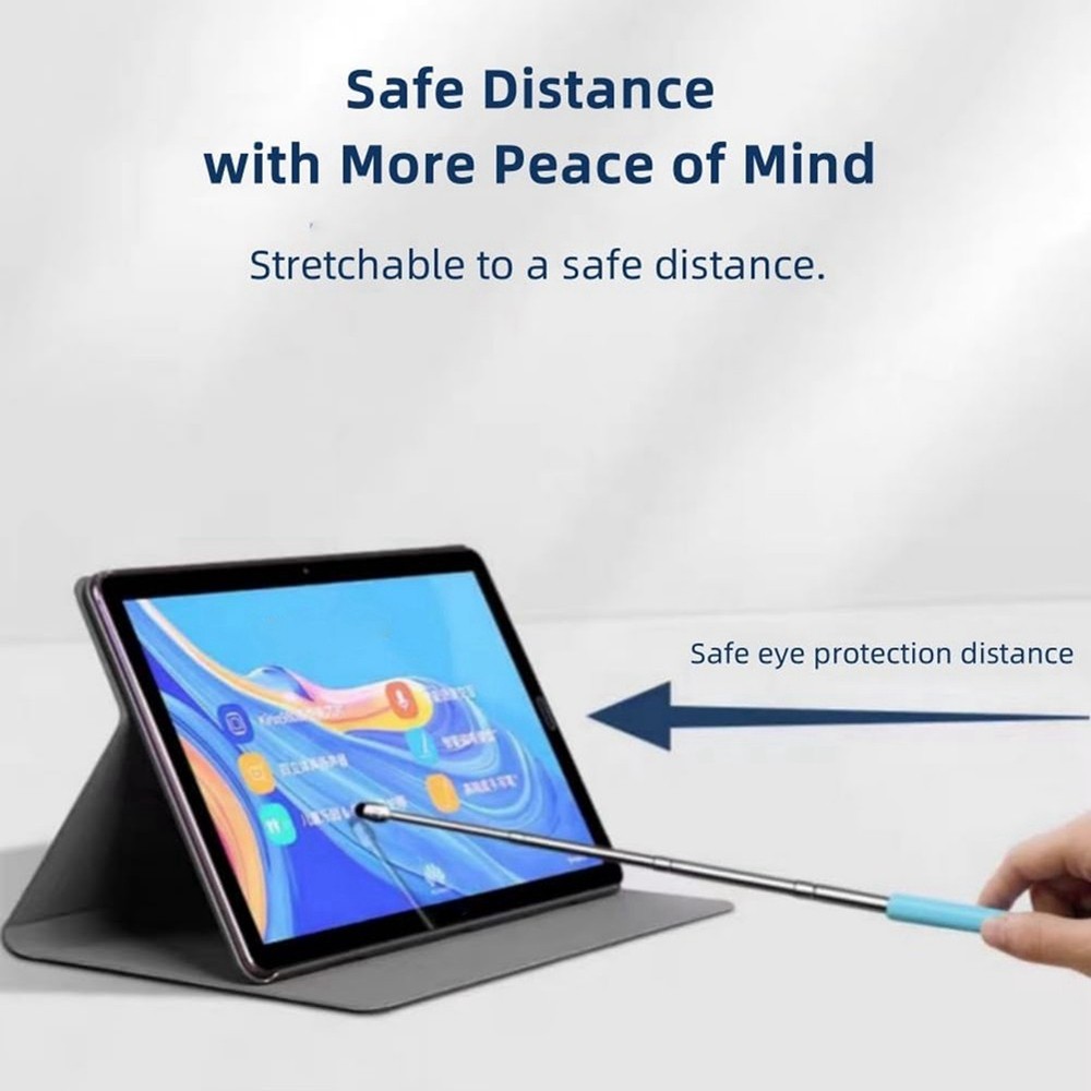 Stylus Pen Retractable Pointer Stick & Stylus with Special Flocking Tip6947