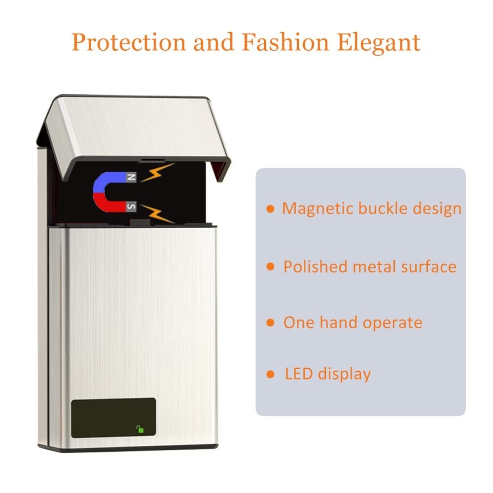 Timed Lock Box – Time Locking Small Container with 999 Hours LCD Display – Po...