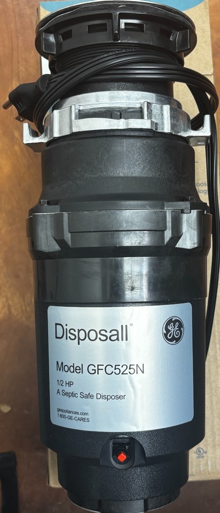 GE Disposall GFC525N 1/2 HP Continuous Feed Garbage Disposal EZ Mount
