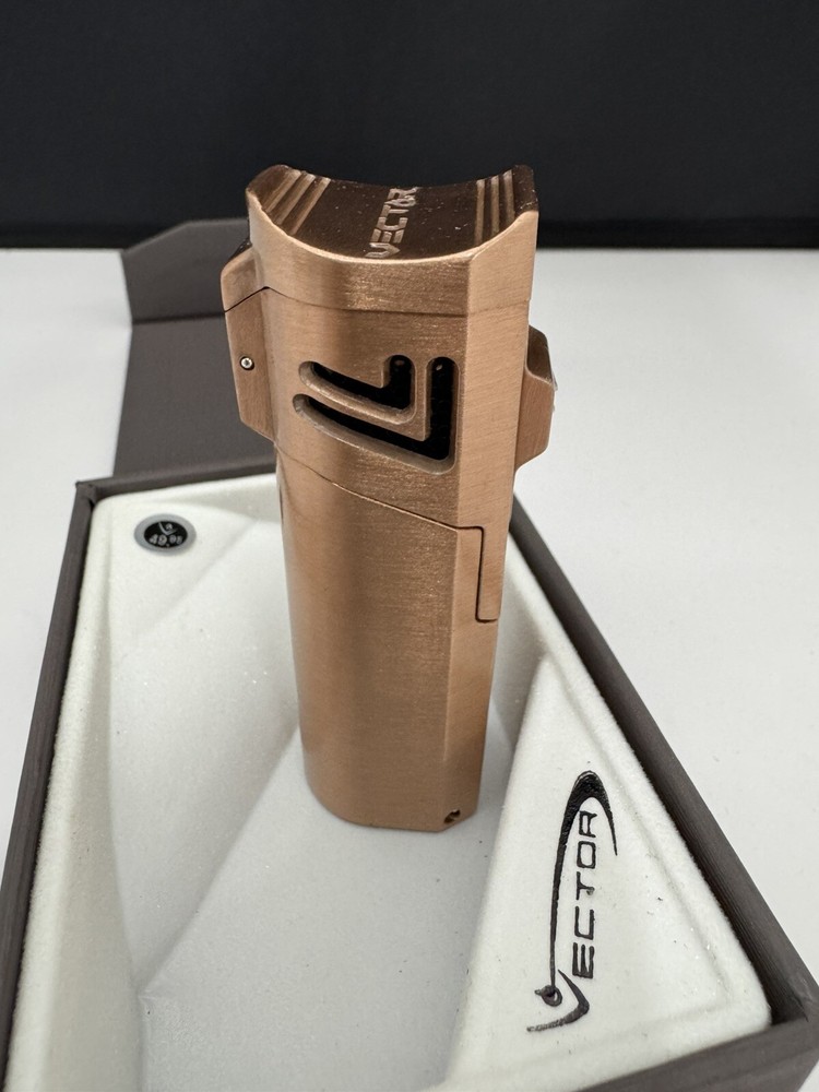 Vector Caliper - Single Large Jet Flame Torch Lighter - Copper - New
