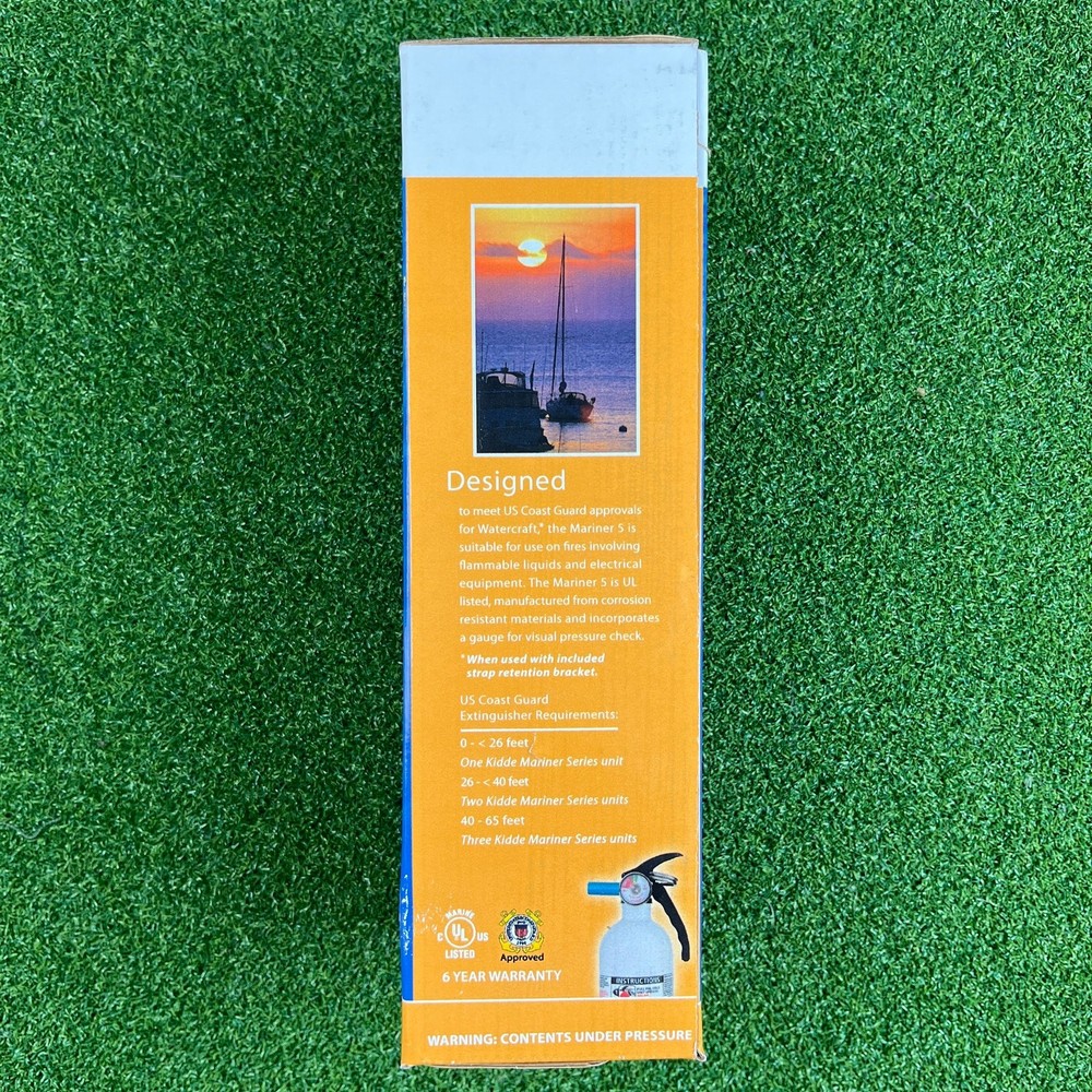 Kidde Mariner 5 Fire Extinguisher 5-B:C