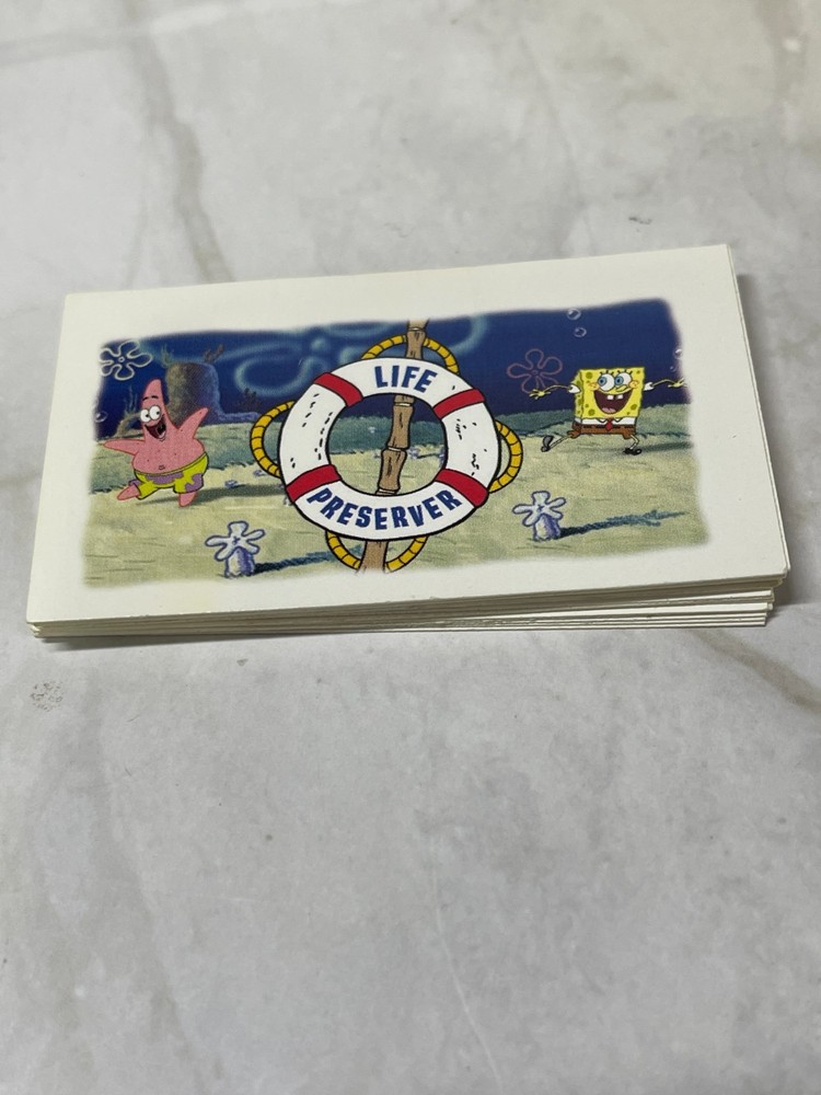 2005 Spongebob Squarepants Monopoly - Replacement Life Preserver cards
