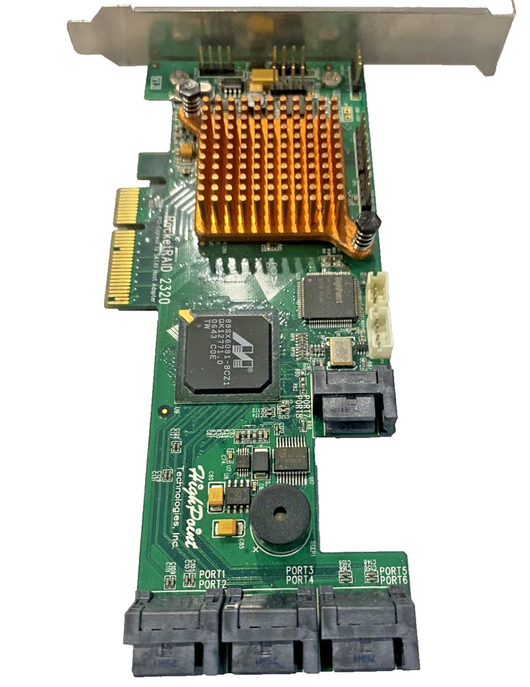 HighPoint RocketRaid 2320 8 Channel PCI Express SATA II Raid Controller