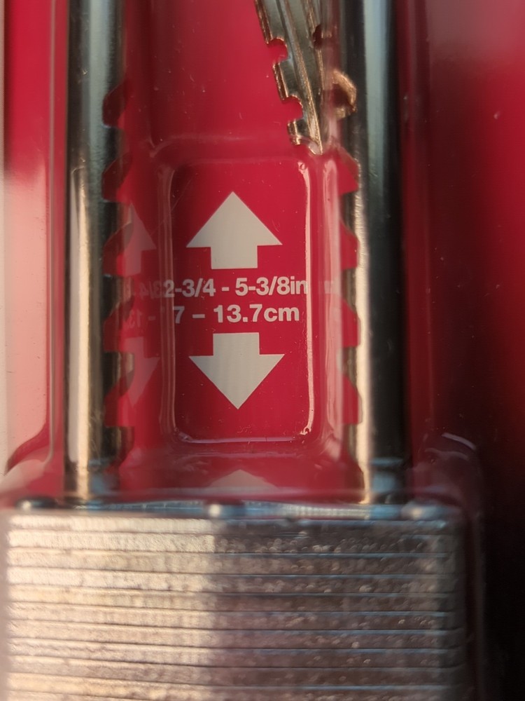 Master Lock 517D Laminated Padlock with Long Shackle