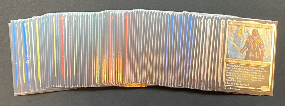 MTG Commander Legends Battle for Baldur's Gate – Etched Foil Complete Set