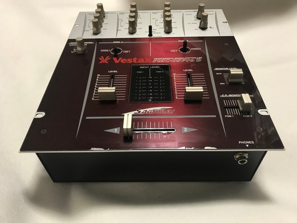 Vestax PMC-05 Pro D Samurai DJ Mixer Professional Mixing Controller