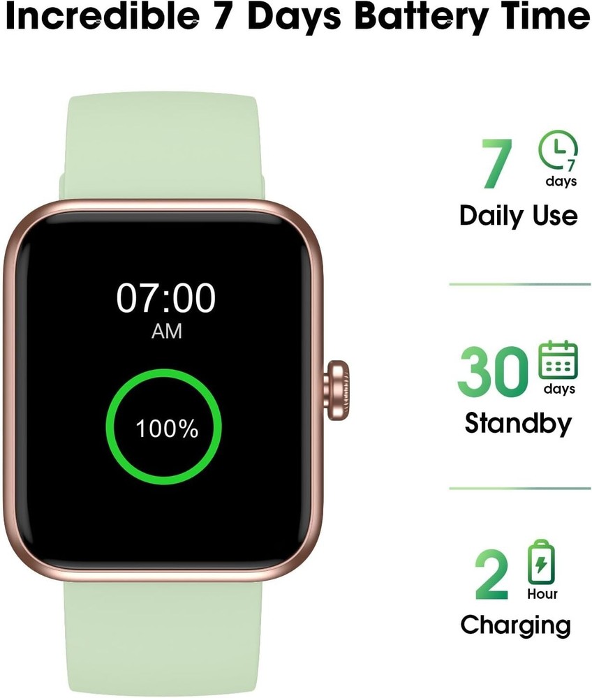 Smart Watch Fitness Tracker 41mm Waterproof Touchscreen for Android iOS