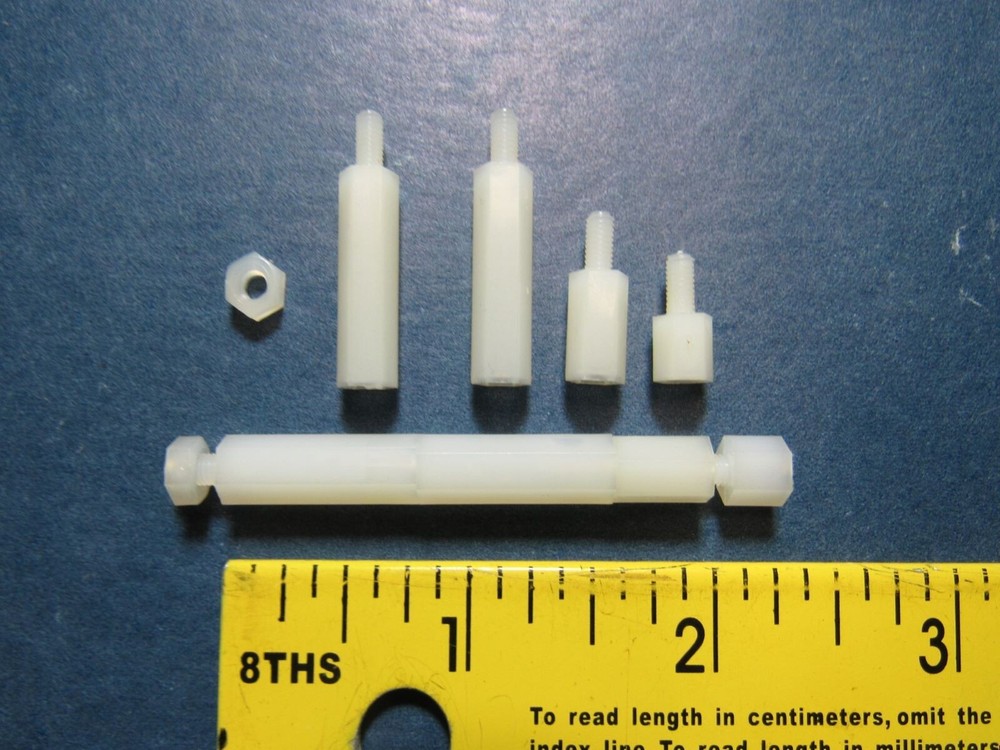 (4) 2" Total length - Plastic Stand-offs