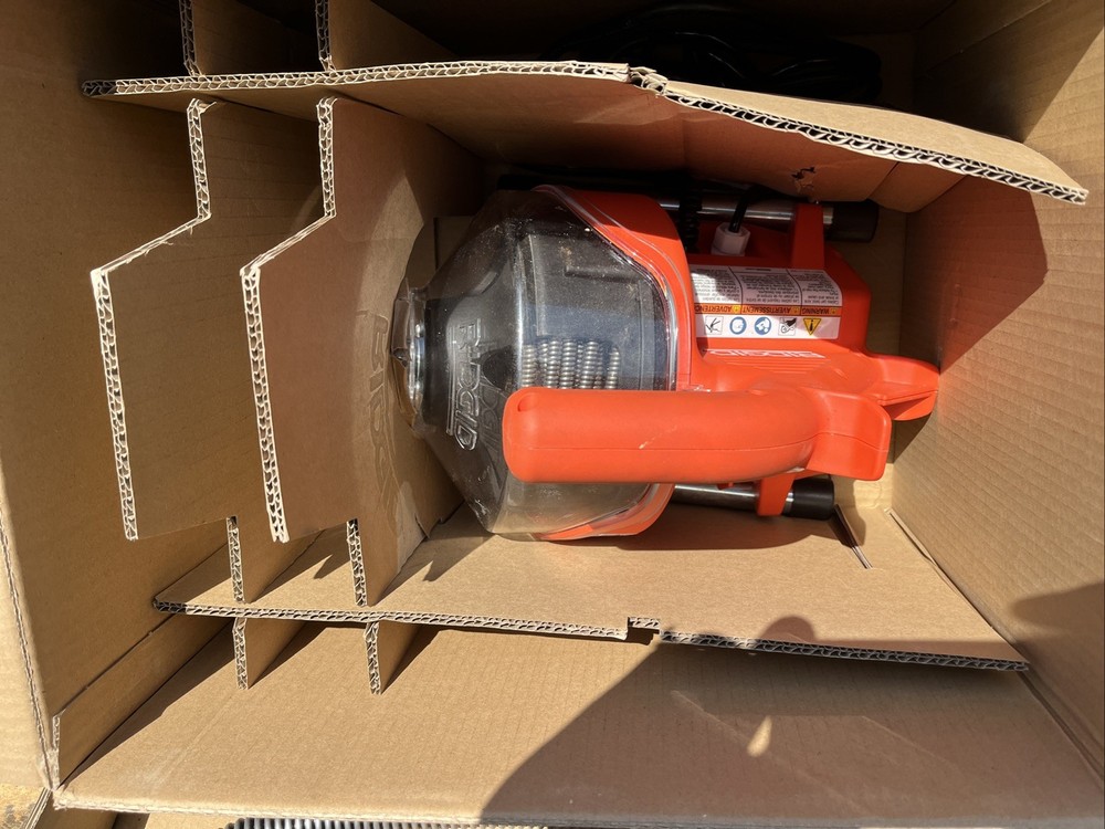 RIDGID PowerClear Drain Cleaning Machine - Auger Open Box
