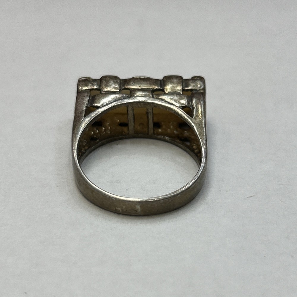 Vintage 925 Solid Sterling Silver Gemstone Ring