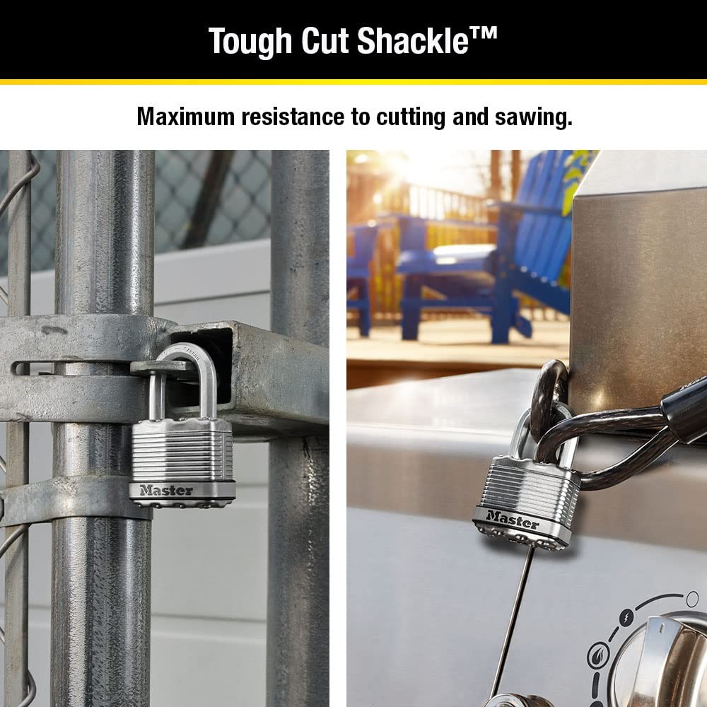Master Lock M1XD Magnum Heavy Duty Padlock with Key, 1 Pack