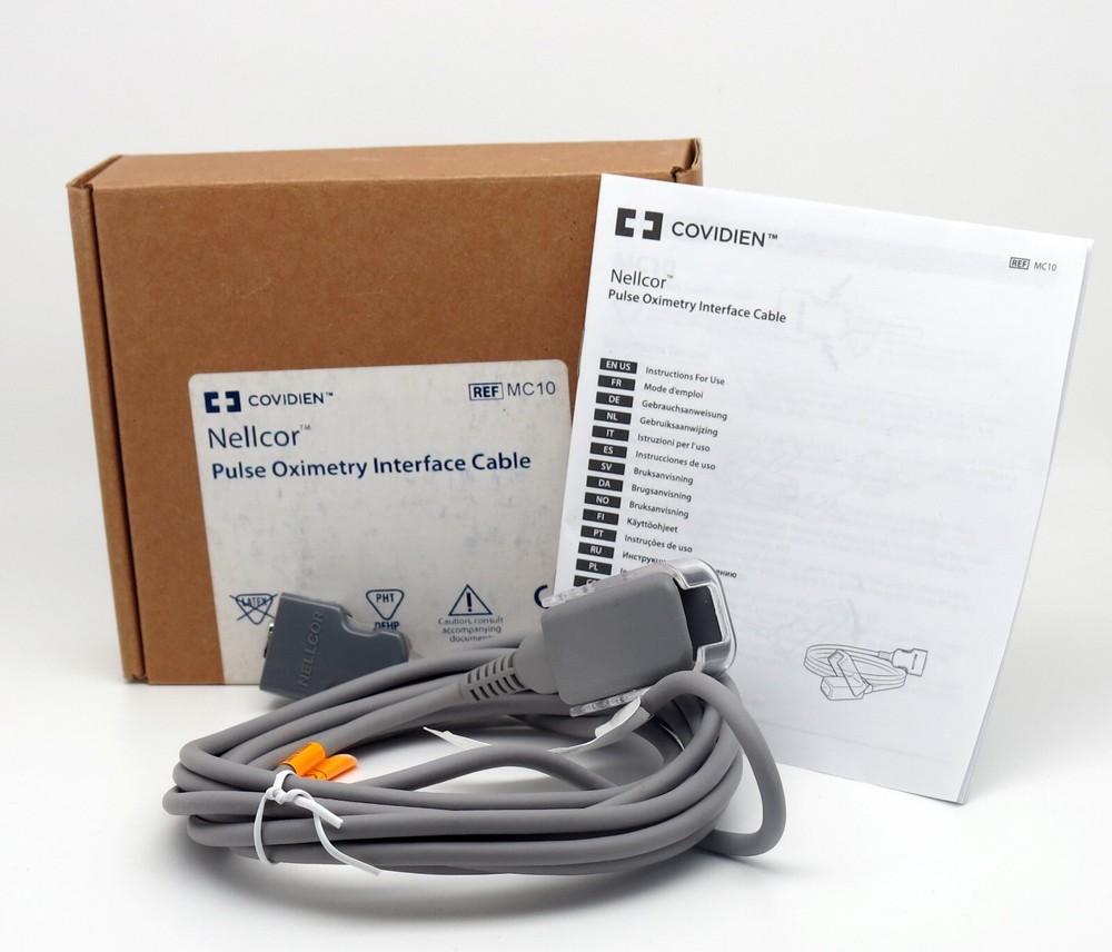 Nellcor MC10 (SCP10) MDE Pulse Oximeter Interface Cable