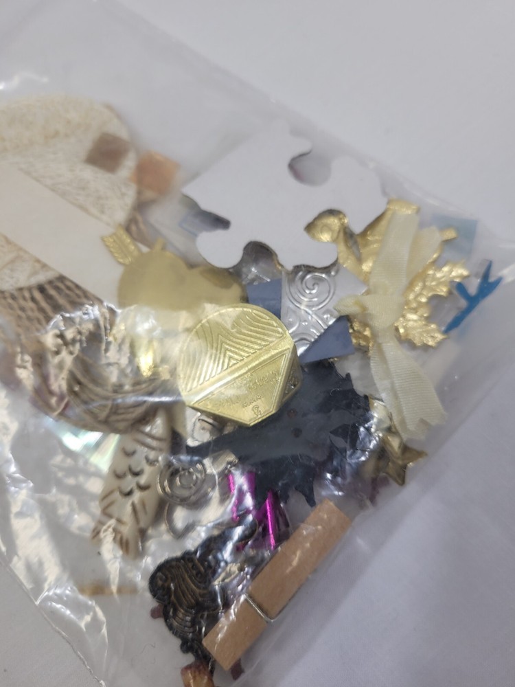 Ephemera for Card Making scrapbooking Texture Pieces Mixed Bag