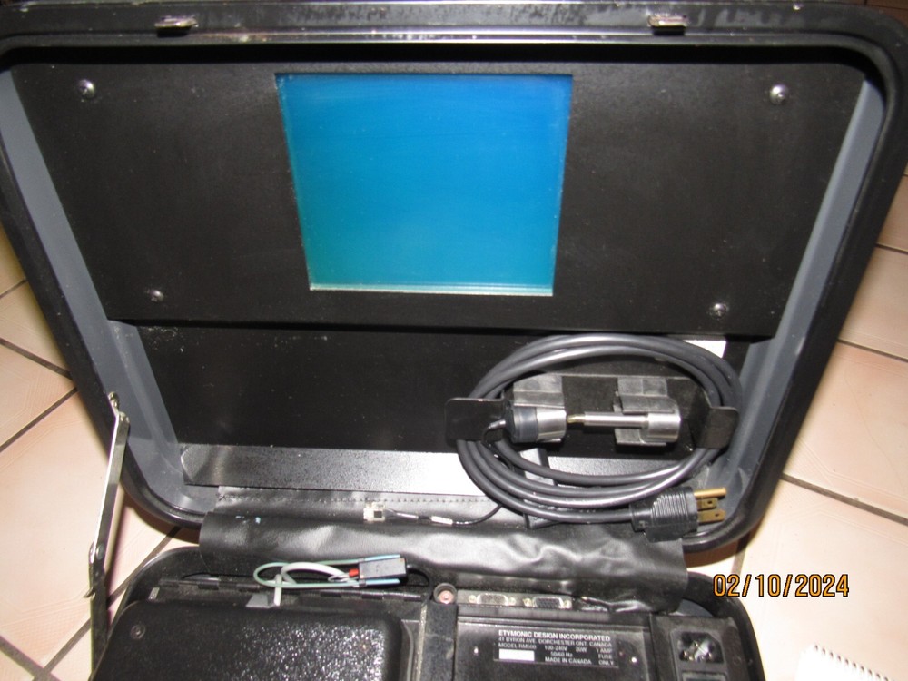 AUDIO SCAN RM500 SERIES WITH CARRYING CASE POWERS ON USERS GUIDE