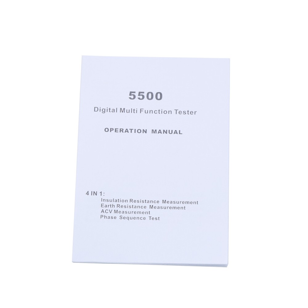 LCD multifunction tester Insulation Earth Volt Meter Test Insulation Resistance