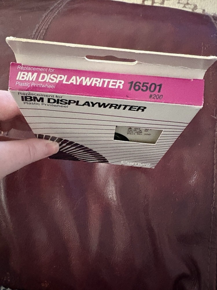 CAMWIL PLASTIC PRINTWHEEL 16501 REPLACEMENT FOR IBM DISPLAYWRITER