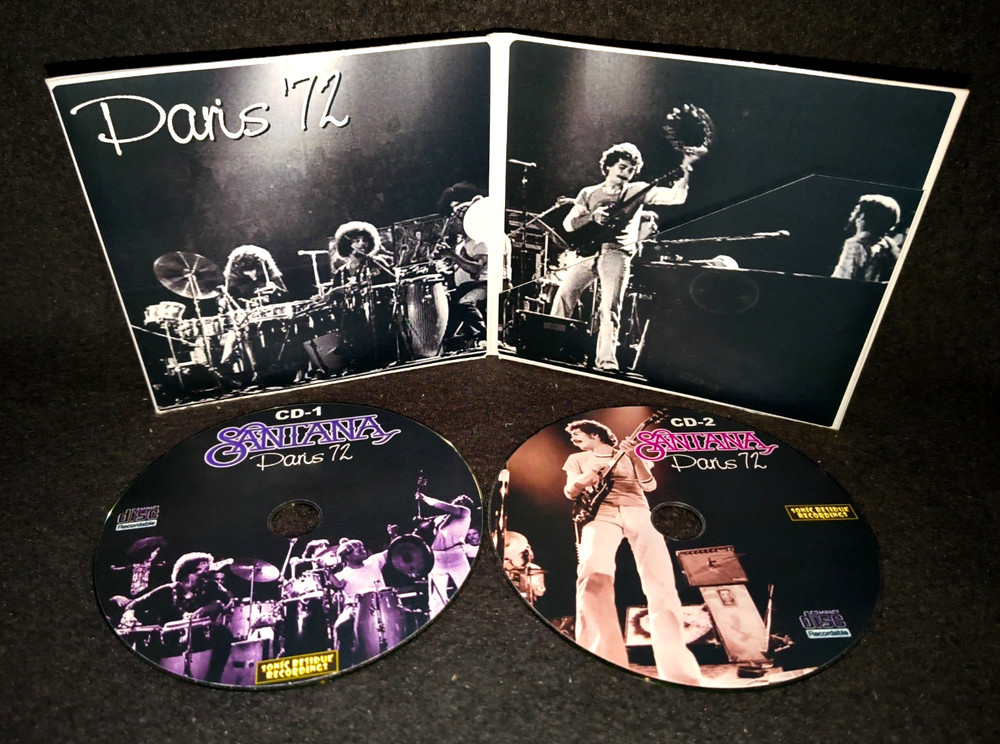 Santana Paris 1972 Gate Fold 2CD Package NEW