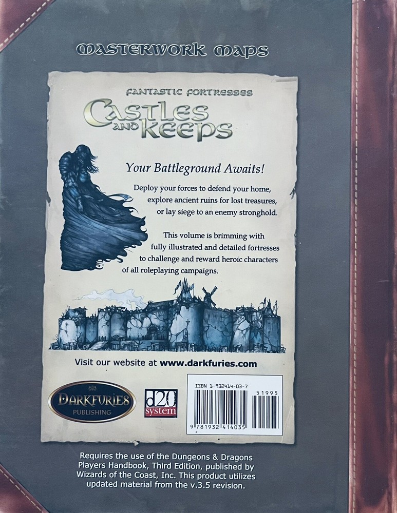 Masterwork Maps Ser.: Fantastic Fortresses : Castles and Keeps Softcover