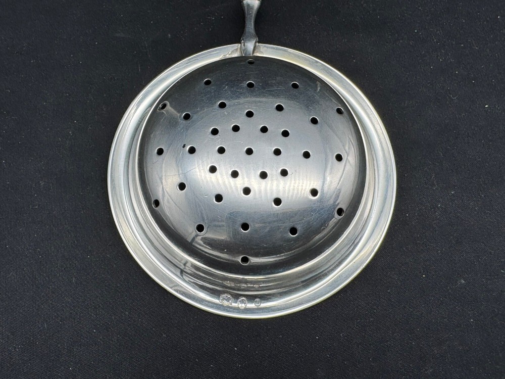 Vintage Dutch 833 Silver Tea Strainer, 36 grams