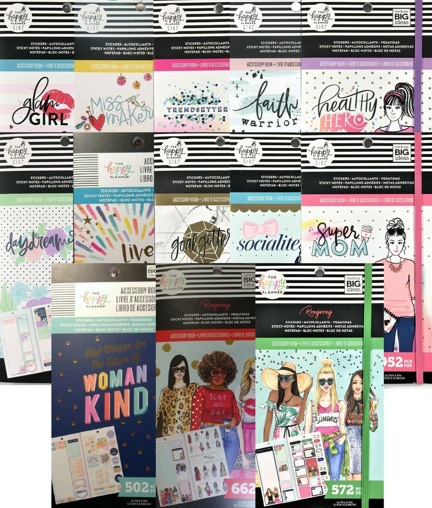 Me & My Big Ideas Happy Planner Accessory Sticker Value Book - YOU Choose!