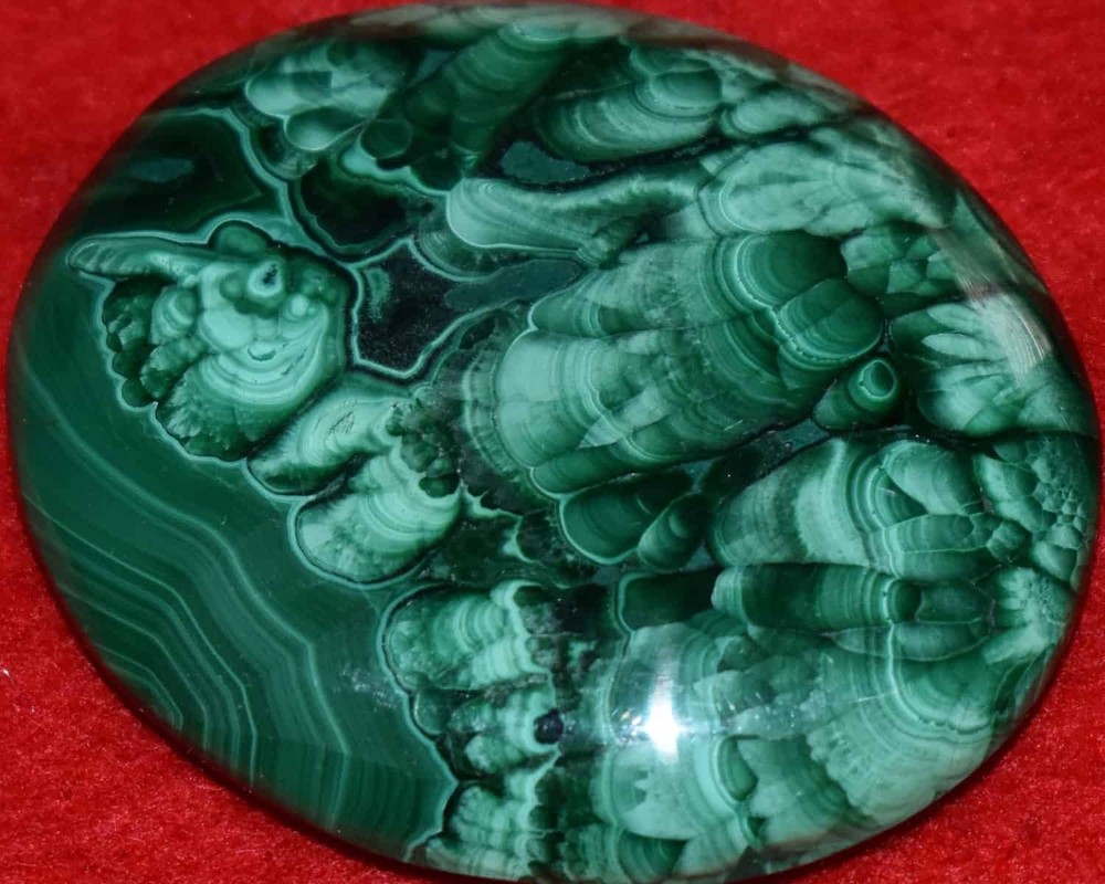 Malachite Worry Stone #7