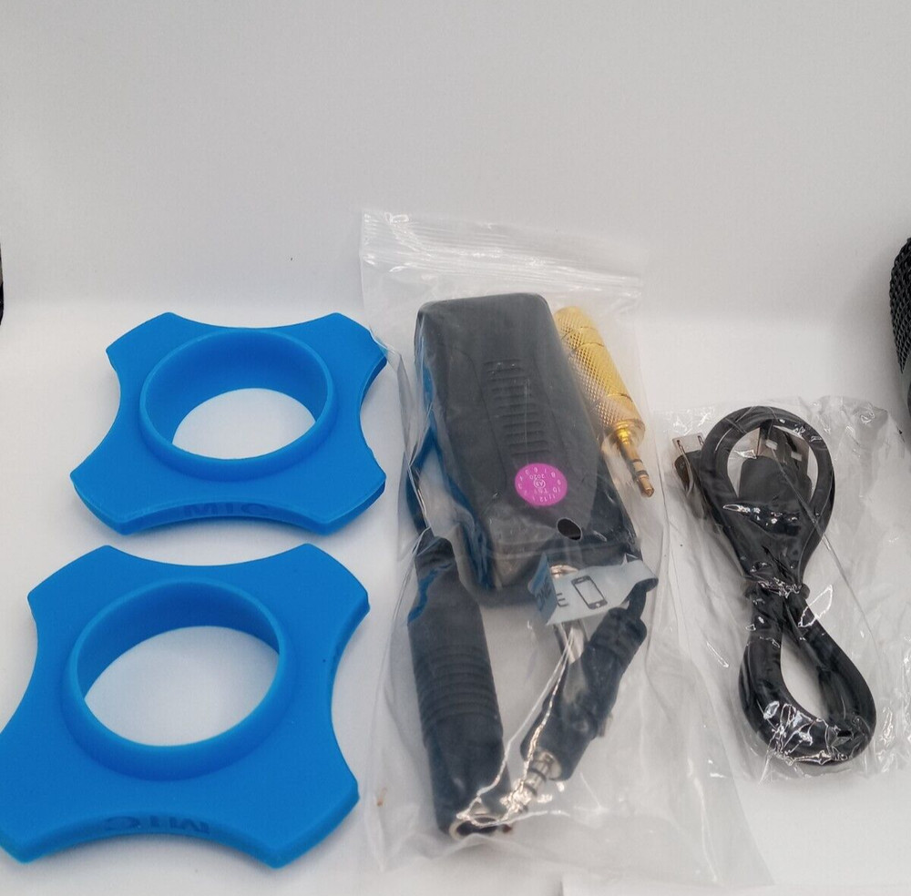 Wireless Microphone, UHF Wireless Dual Handheld Dynamic Battery Red and Grey