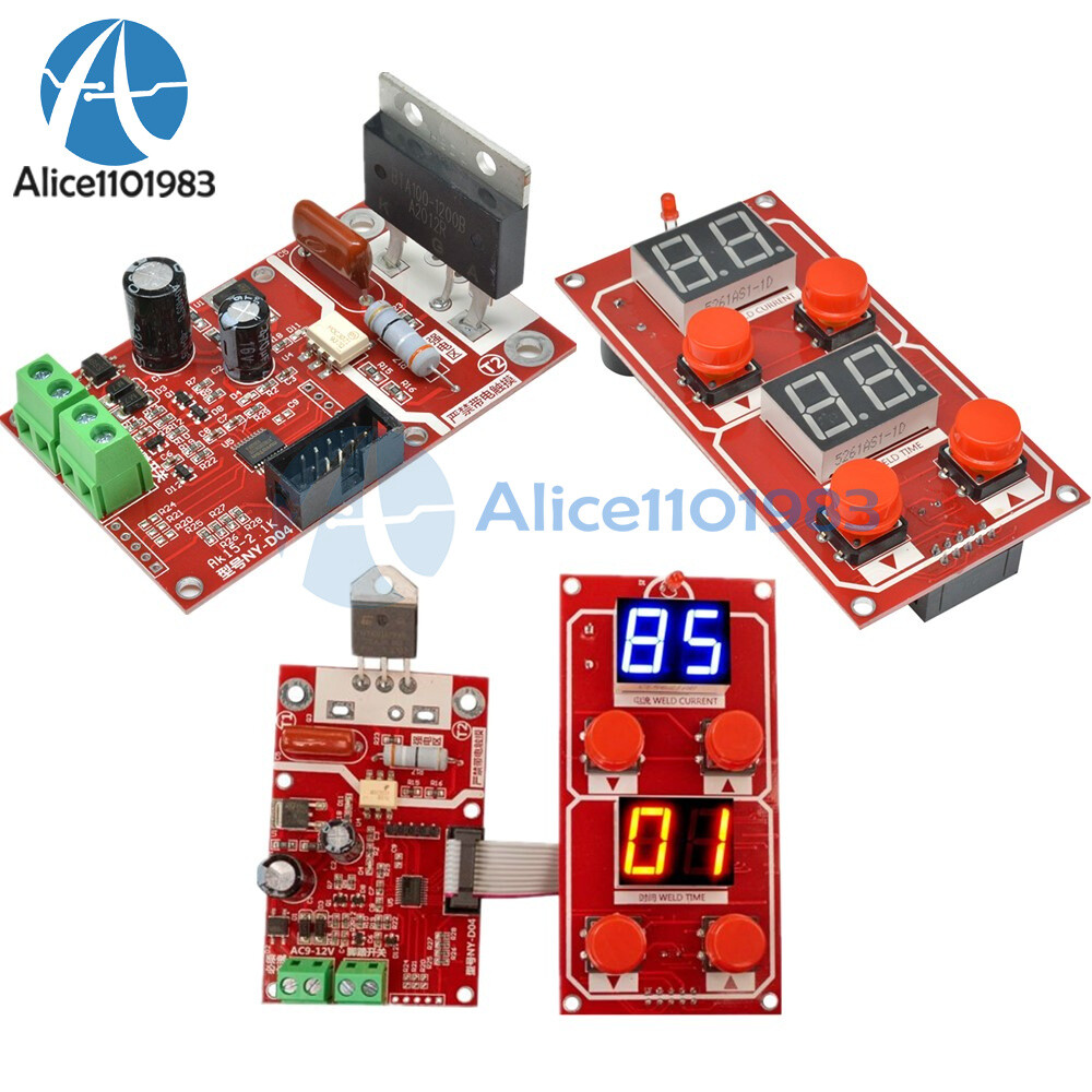 Digital NY-D04 40A/100A Display Spot Welding Machine Time Controller Panel Board