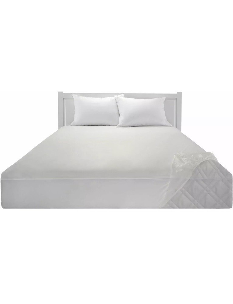 Waterproof Fitted Soft Top Mattress Protector Bedding Accessories White Twin