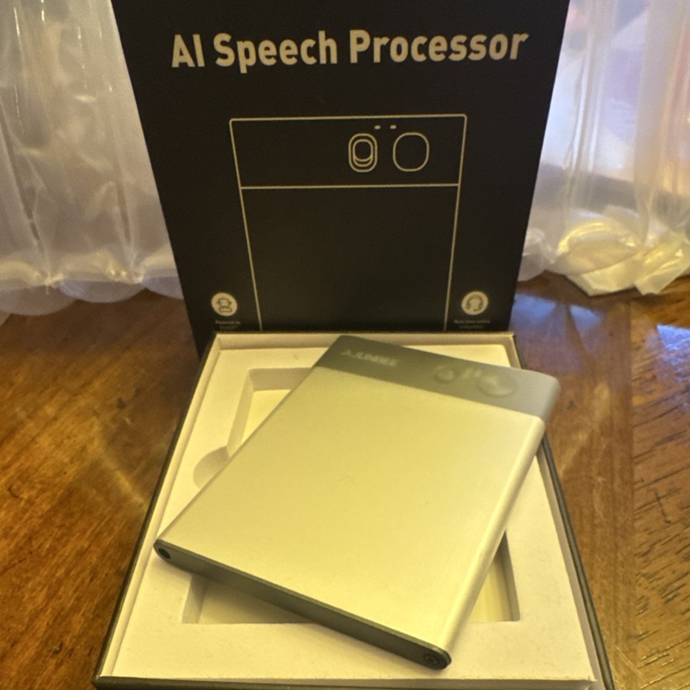 AJUNBEE AI Speech Processor Voice Recorder 64GB Bluetooth MagSafe