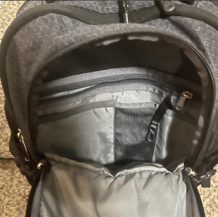 North Face Black Gray Women’s Backpack
